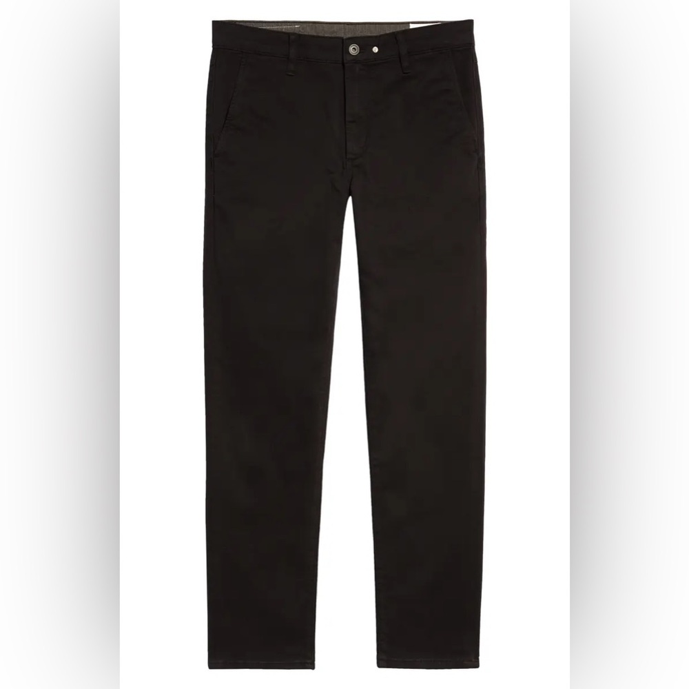 RAG & BONE Loopback Chino Pants Black Coffee Brown Fit 2 Mid-Rise Men's 33x30